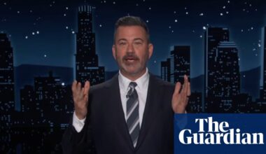 Kimmel on Trump: his approval numbers ‘like his testicles have sunk to an all-time low’ | Late-night TV roundup