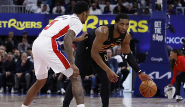 Donovan Mitchell promptly defends maligned Cavs teammate after Game 2 loss to Pistons