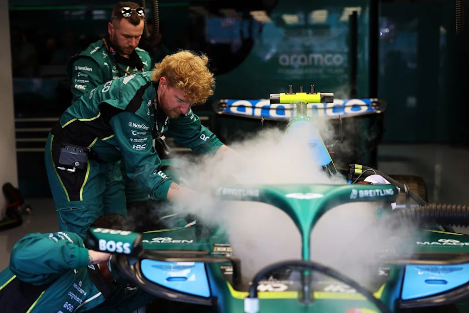 Aston Martin F1 Team Garage