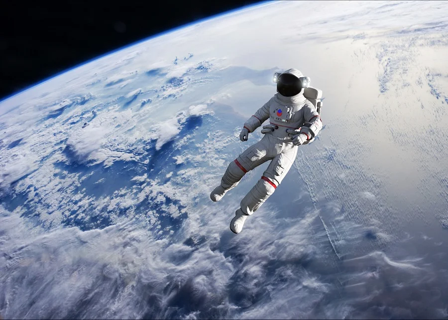 Astronaut on a space walk