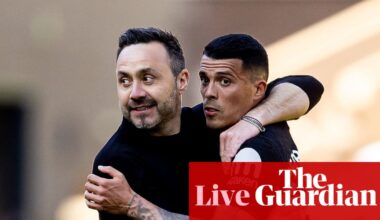 De Zerbi wants ‘no crying’; Guardiola on fixture pileup: Mourinho says no Madrid contact: football – live | Premier League