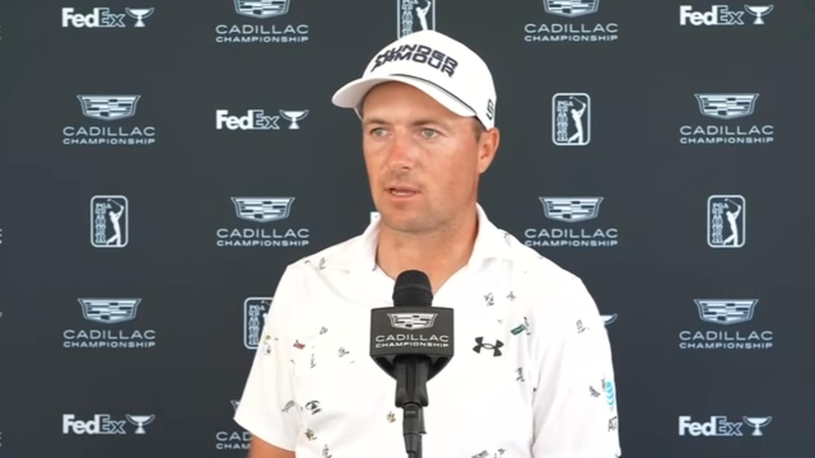 Jordan Spieth talks golf ball, equipment change at Cadillac Championship