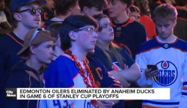Heartbreak in Edmonton after Oilers eliminated from Stanley Cup Playoffs