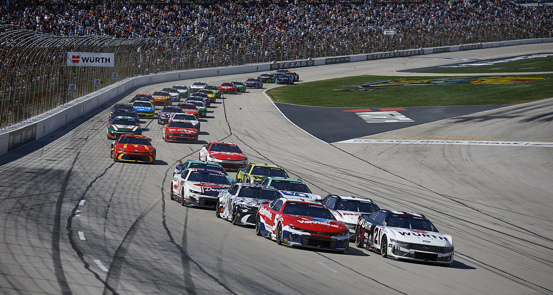 What is the NASCAR O'Reilly Auto Parts Series Entry List for Texas Motor Speedway?