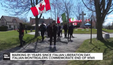 Italian-Montrealers mark 81 years since Italy’s liberation