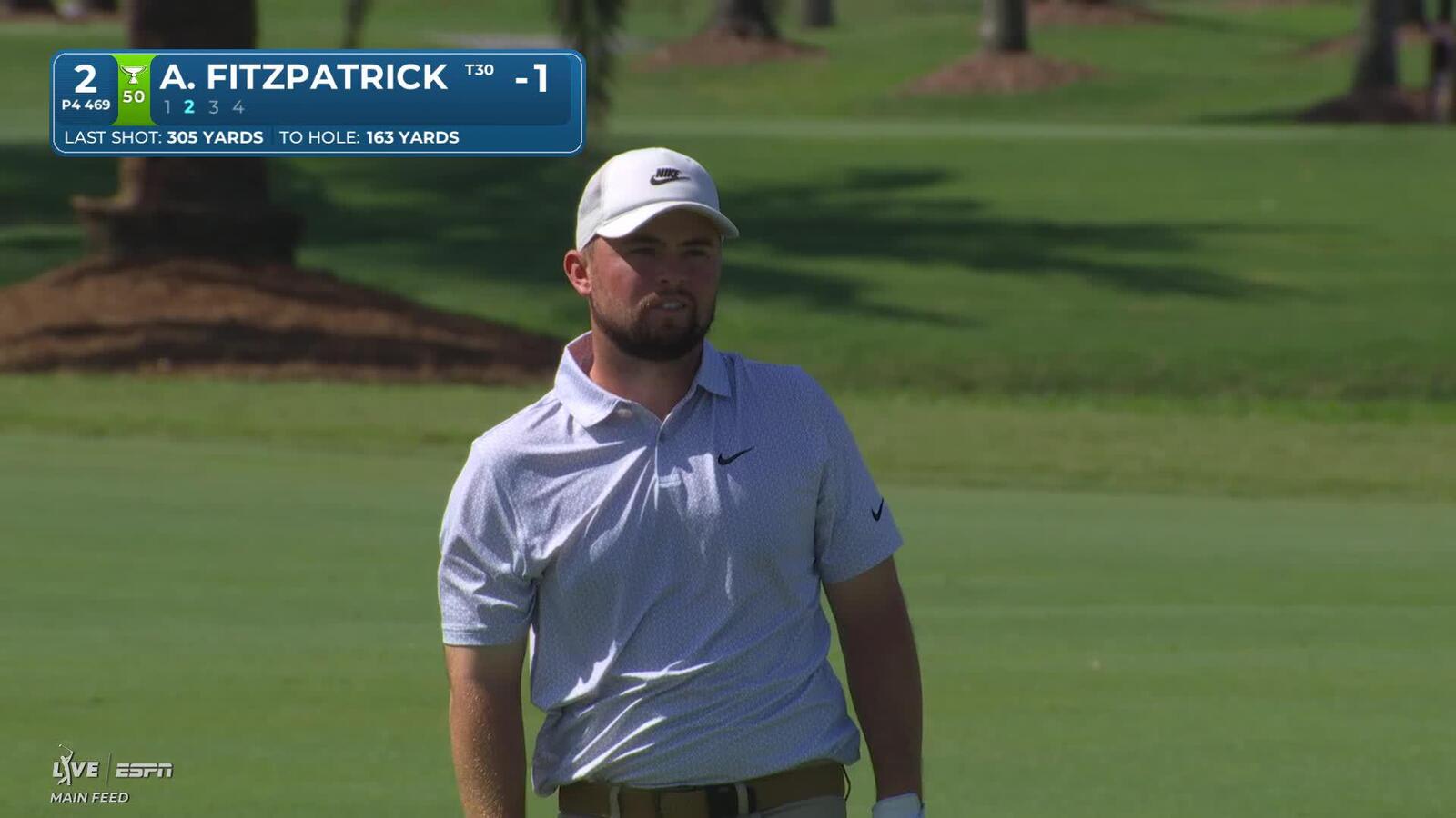 Alex Fitzpatrick's 167-yard approach sets up birdie on No. 2 at Cadillac