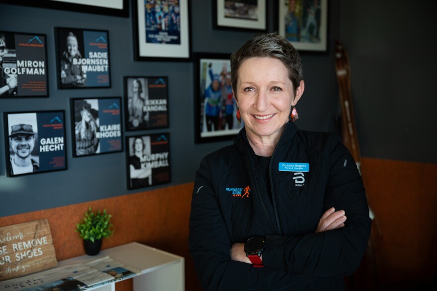 Zuzana Rogers is a sports physical therapist and owns the Runners Edge Alaska clinic in South Anchorage.
