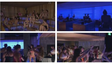 Why saunas are becoming a hot new place to party