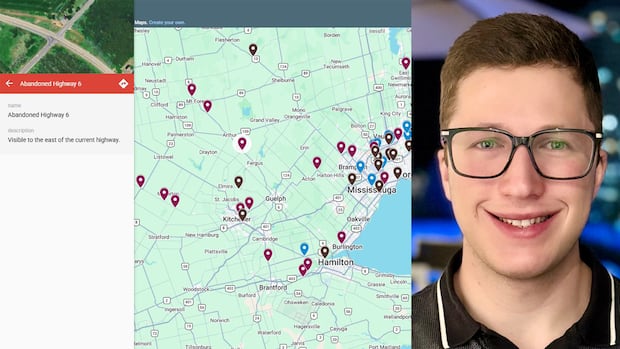 Ontario map highlights highway oddities from submerged roads to abandoned bridges