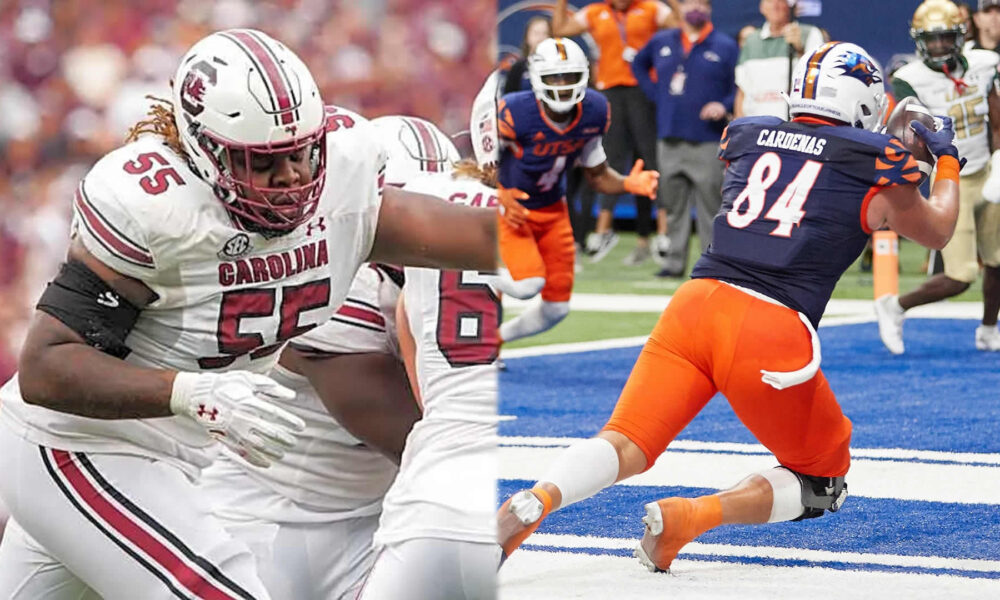 Montreal Alouettes Sign North Carolina Alumni OL Jakai Moore, Texas at San Antonio Alumni TE Oscar Cardenas