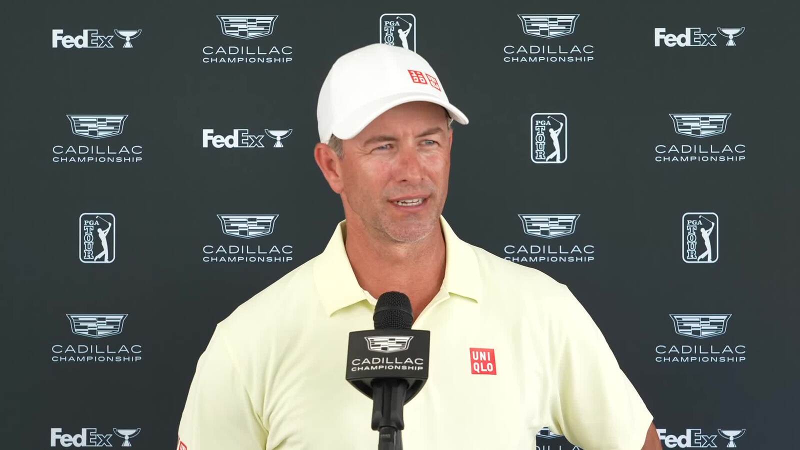 Adam Scott on hitting wrong ball at Cadillac Championship: 'Such a silly thing'