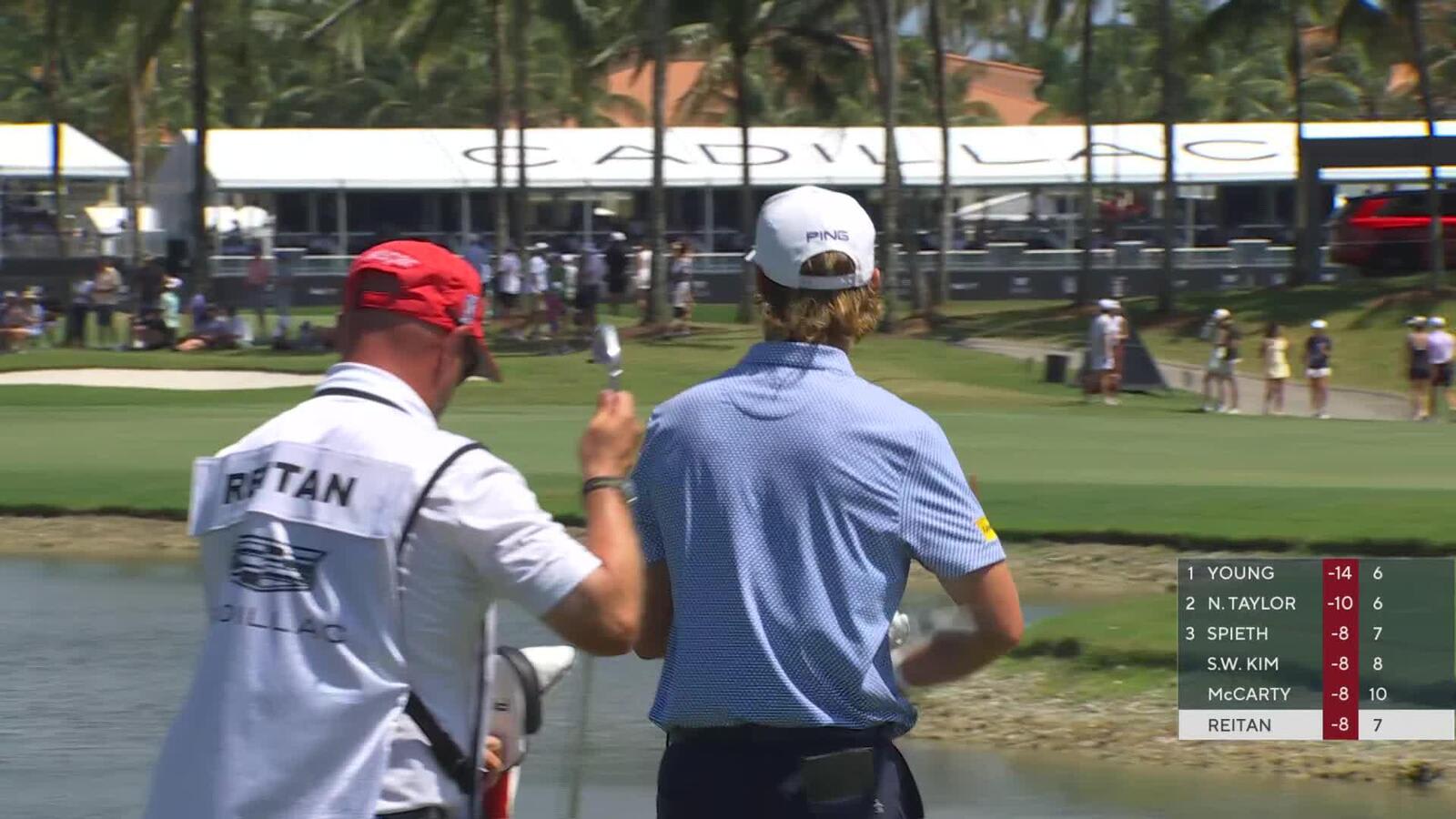 Kristoffer Reitan reaches par-5 No. 8 in two, makes birdie at Cadillac