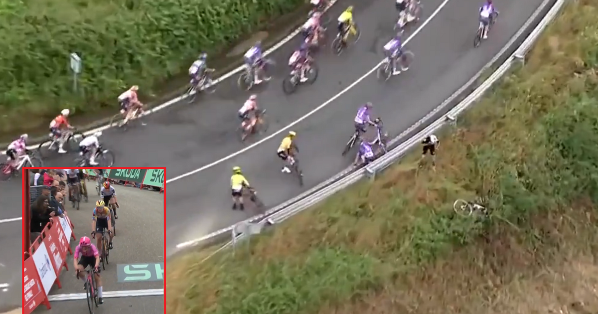 Noemi Rüegg wins chaotic Vuelta Femenina stage 1 sprint