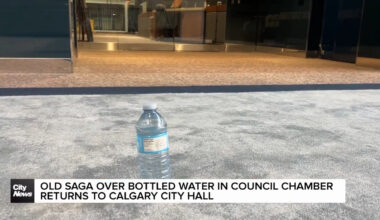 Old saga over bottled water returns to Calgary city hall