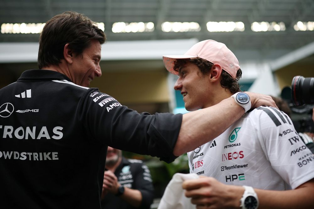 Andrea Kimi Antonelli, Mercedes, Toto Wolff, Mercedes