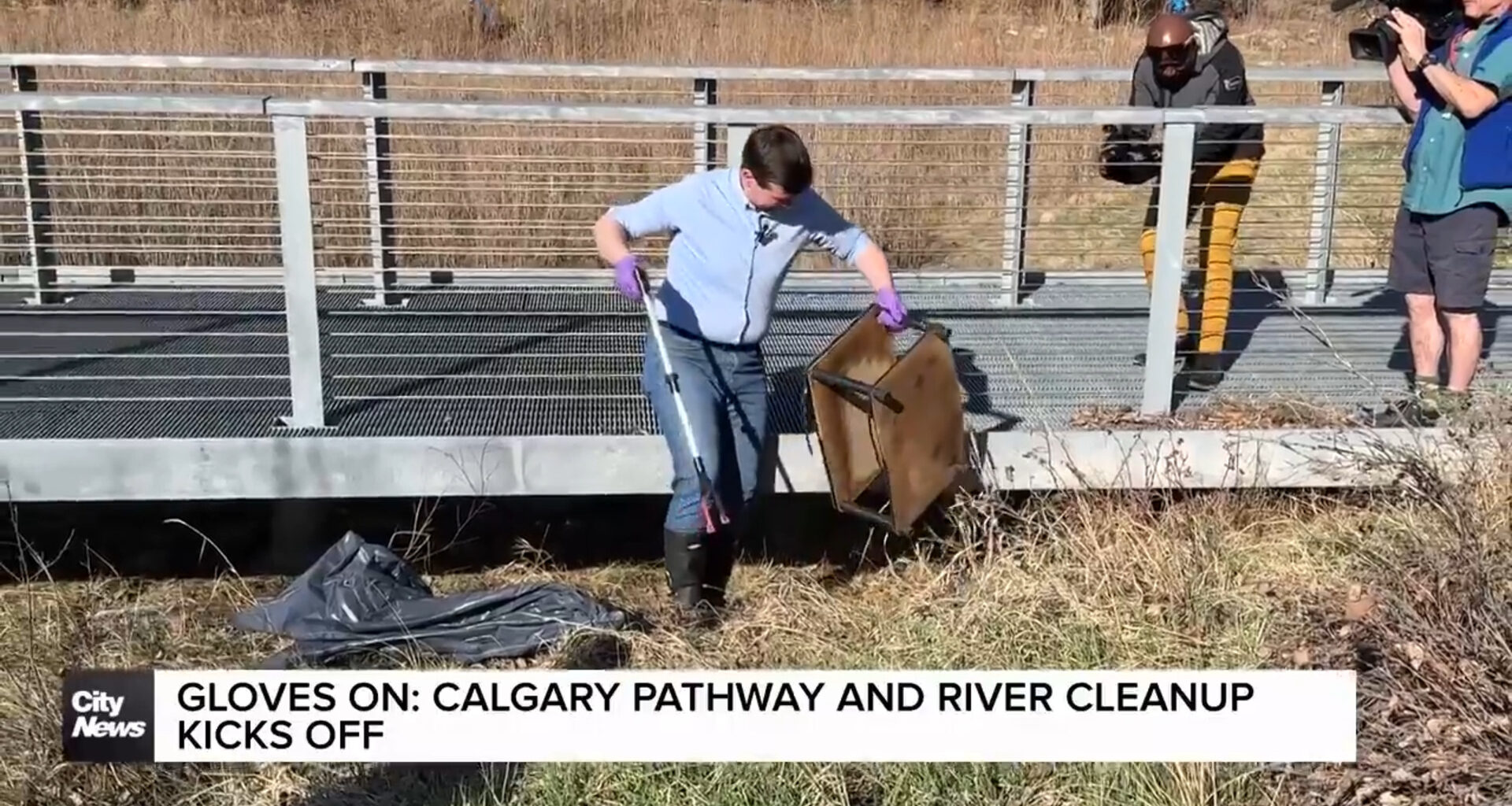 Calgary Pathway and River Cleanup kicks off