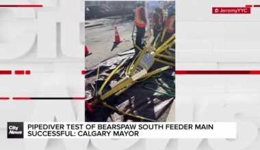 Pipe Diver Test of Bearspaw South Feeder Main Successful: Calgary Mayor