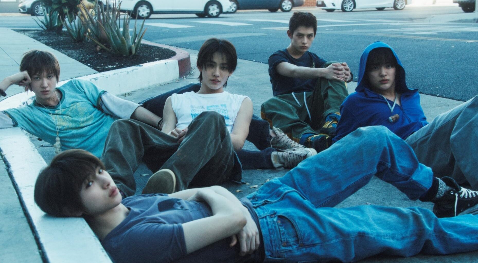 A promotional photo for boy band CORTIS