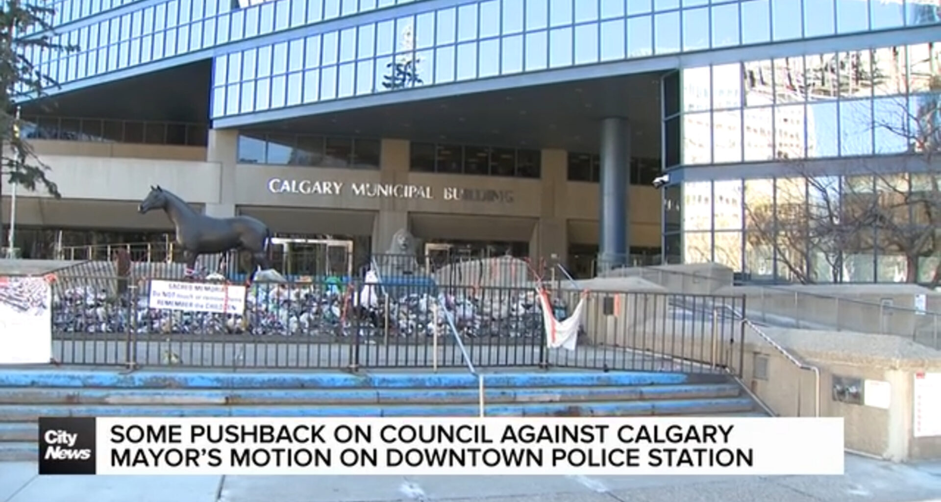 Some pushback against Calgary mayor’s downtown police station motion