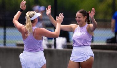 Women’s Tennis secures first Power Four victory against Kansas State, 4-3