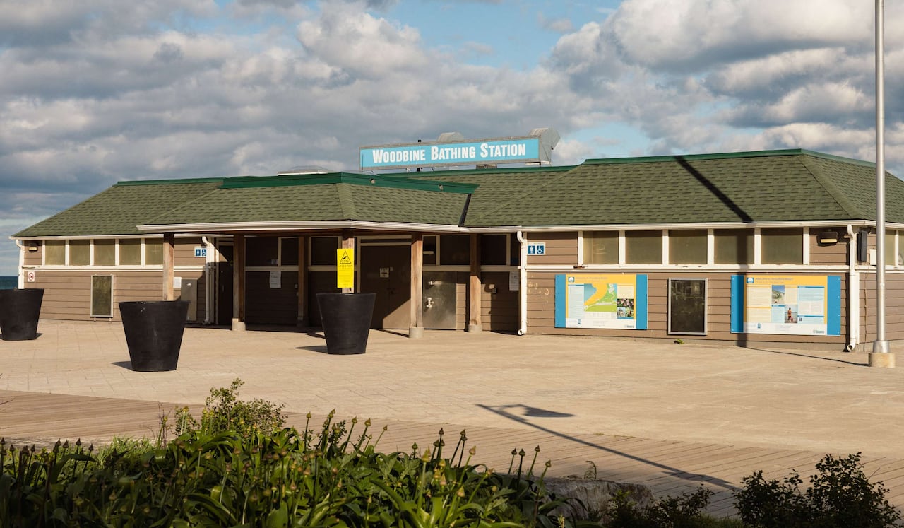 Washrooms at Woodbine Beach