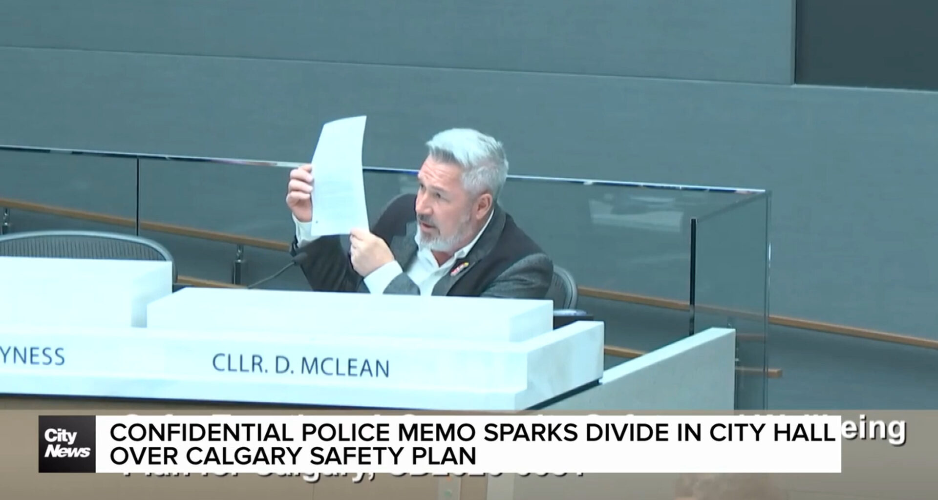 Confidential police memo sparks divide in city hall over Calgary Safety Plan