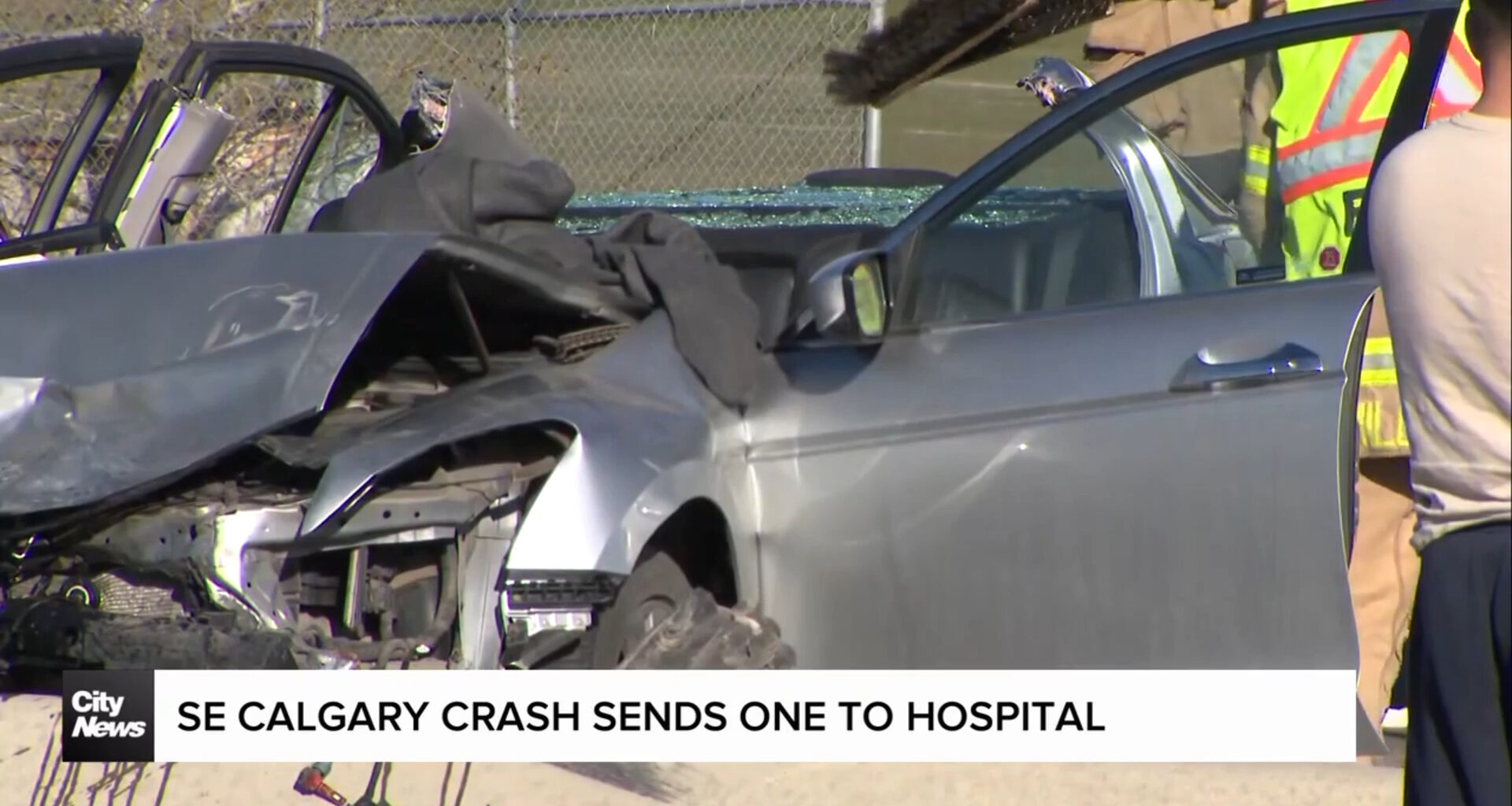 SE Calgary crash sends one to hospital