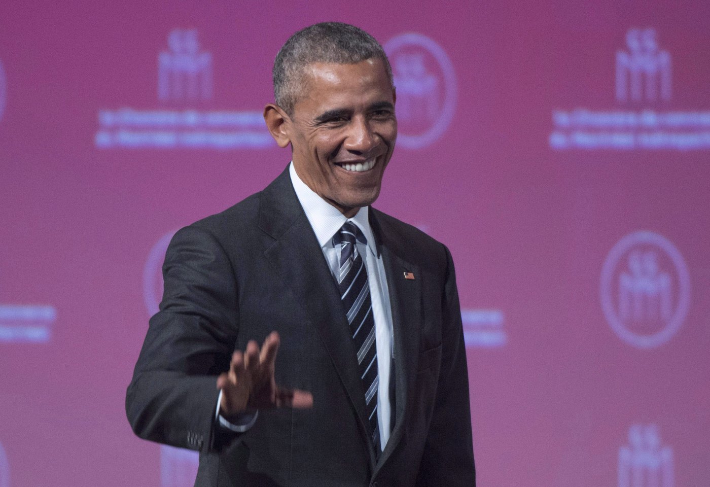 Former U.S. president Barack Obama in Toronto for keynote speech