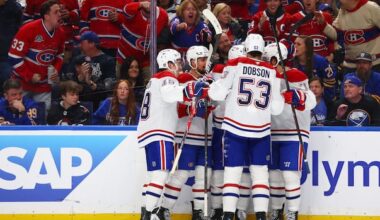 Canadiens dominate Sabres 5-1 to even series heading back to Montreal