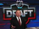 NHL commissioner Gary Bettman is expected to be on stage in Buffalo for the 2026 NHL entry draft on June 26.
