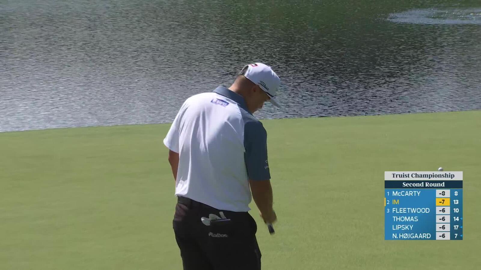 Sungjae Im nearly drives green, makes birdie on No. 14 at Truist Championship