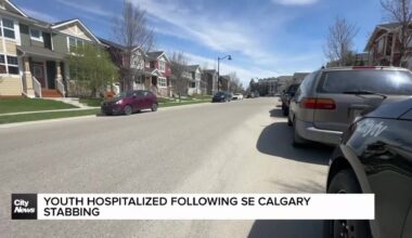 Youth hospitalized following SE Calgary stabbing