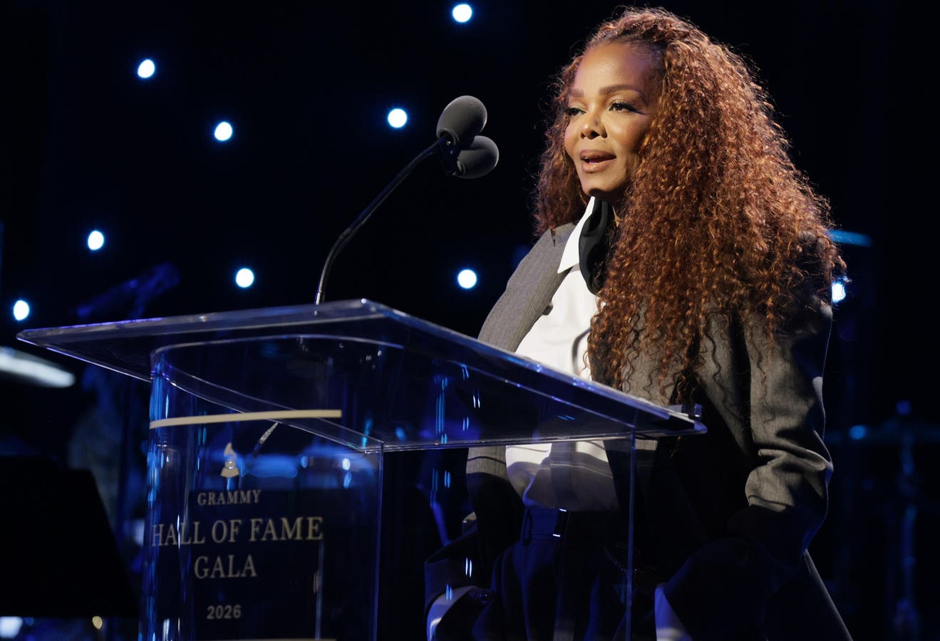 Janet Jackson Makes Rare Appearance At 2026 Grammy Hall Of Fame
