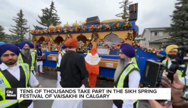 Thousands celebrate Sikh festival of Vaisakhi in Calgary