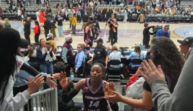 Toronto's first WNBA game is no thing of beauty, but sellout crowd finds plenty to cheer