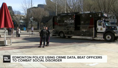 Edmonton Police using crime data, beat officers to combat social disorder