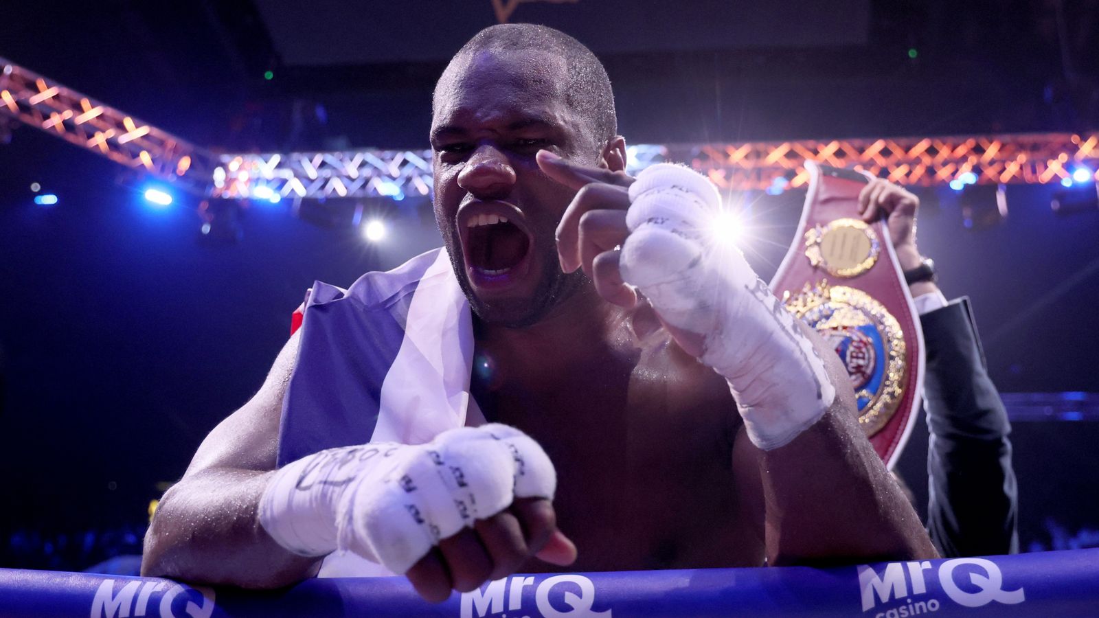 Dubois is the newly crowned WBO heavyweight champion