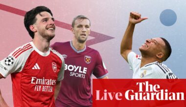West Ham v Arsenal buildup, Mbappé ruled out of the clásico and more – matchday live | Soccer
