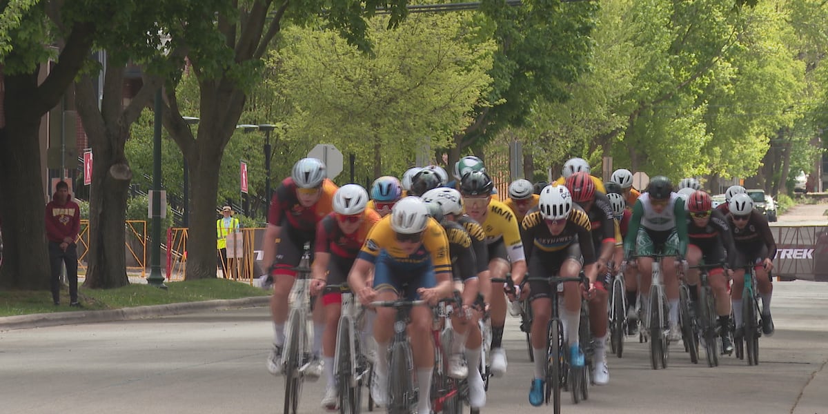 Top collegiate cyclists race in Madison for national championship