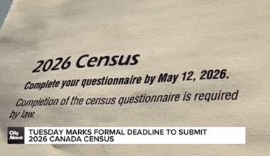 Tuesday deadline looming to submit 2026 Canada census
