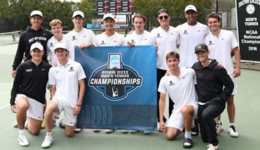 Men's Tennis Bounces Babson, Reaches NCAA Quarters for Third Time in Four Years