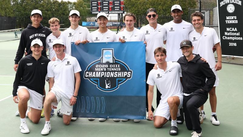 Men's Tennis Bounces Babson, Reaches NCAA Quarters for Third Time in Four Years