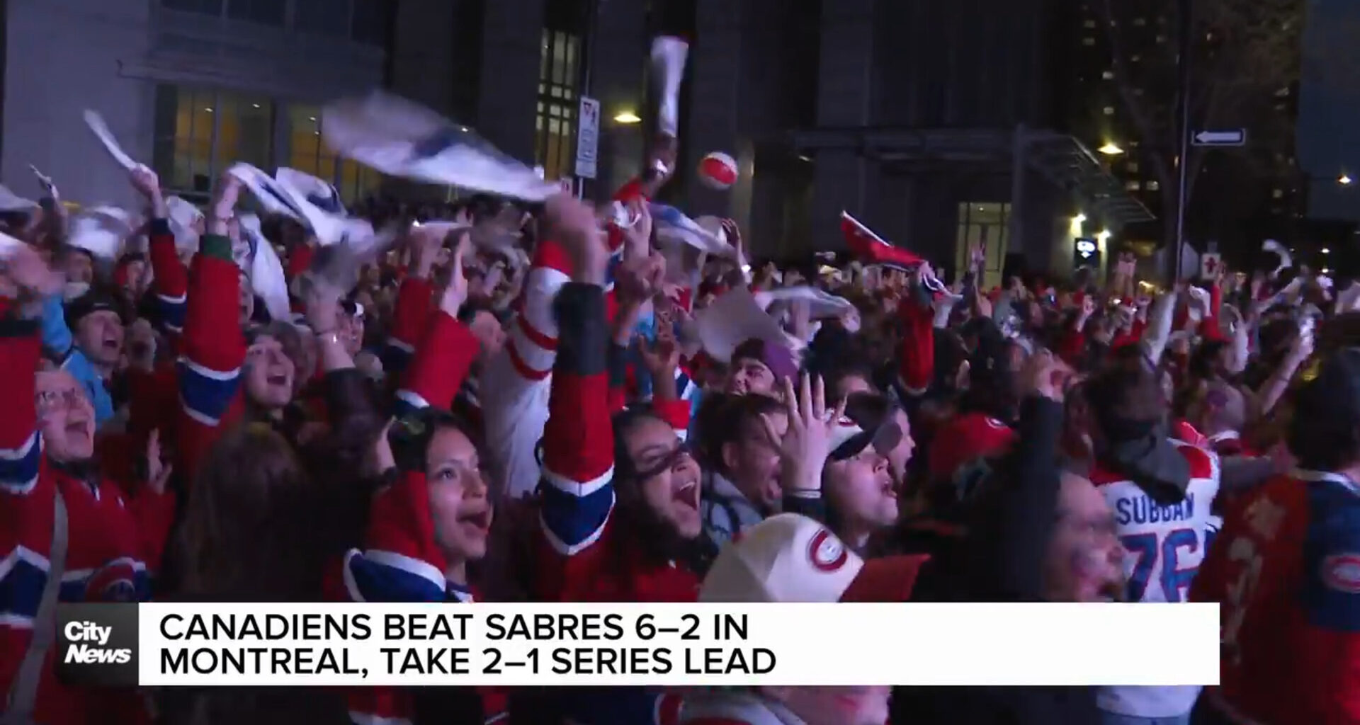 Montreal Canadiens beat Sabres 6-2 in Game 3 to take 2-1 series lead