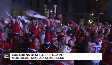 Montreal Canadiens beat Sabres 6-2 in Game 3 to take 2-1 series lead