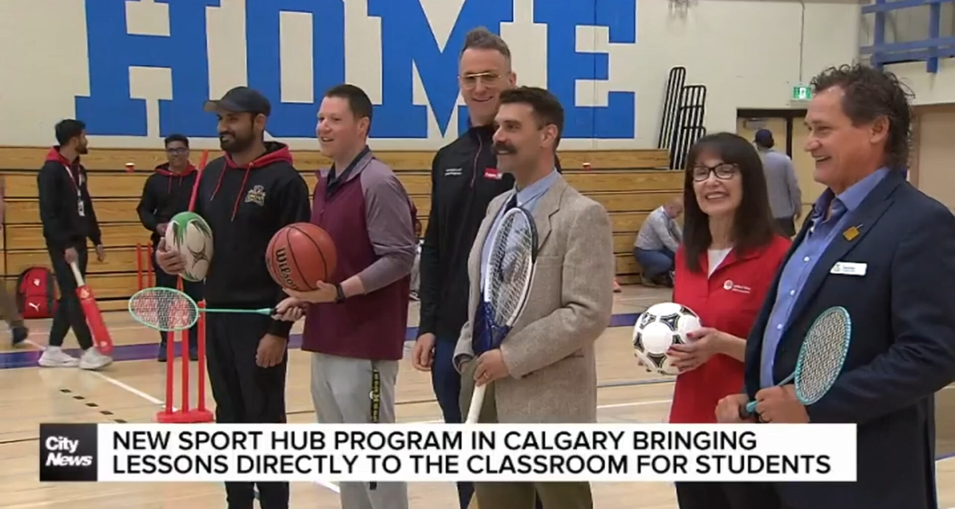 New sports hub program in Calgary bringing lessons directly to the classroom for students