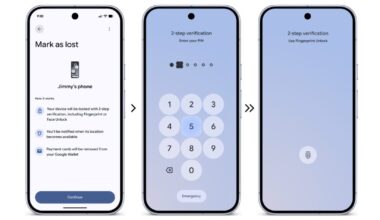 Find Hub ‘Mark as lost’ will require biometrics, hide Quick Settings