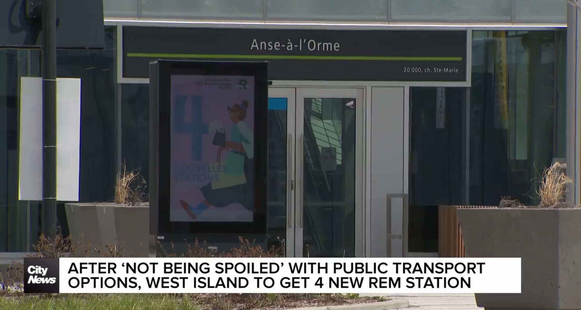 Montreal West Island to receive four new REM stations