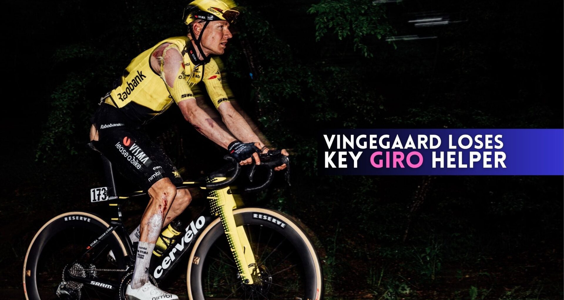 Kelderman out of 2026 Giro a blow for Vingegaard