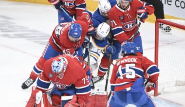 Canadiens remain upbeat after Sabres tie series with 3-2 win in Montreal