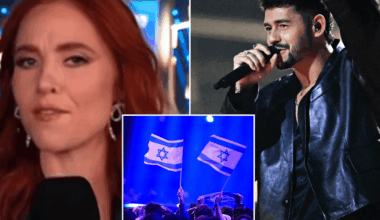 Angela Scanlon sparks fierce row with 'snide' Israel remark during Eurovision semi-final: 'Not there to be political!'